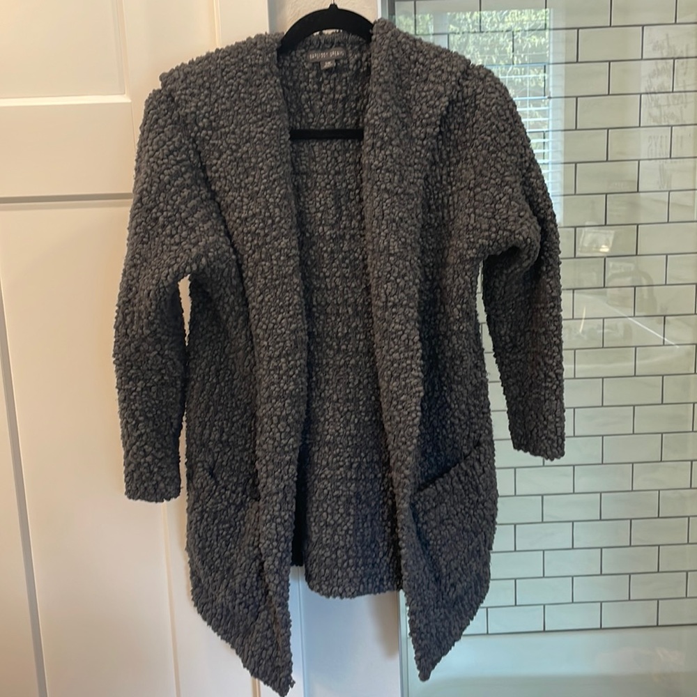 Barefoot dreams hooded cardigan S/M